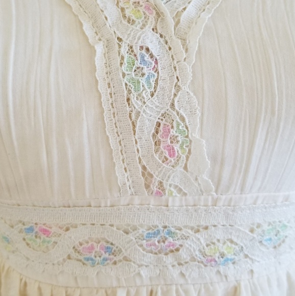 VTG 70s Nadine Prairie Maxi Dress - Picture 3 of 13